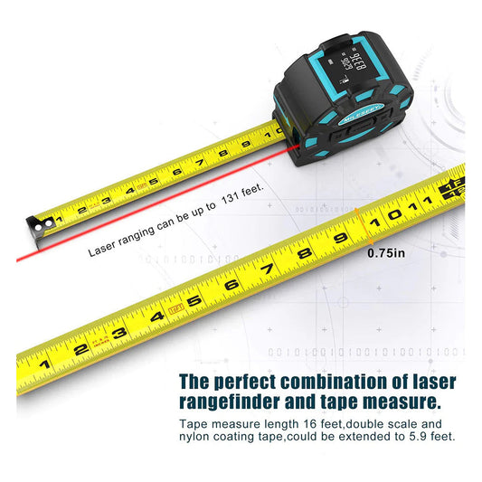 Digitalt målebånd med laser